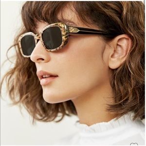 KREWE MILAN D’ORO BLACK + CRYSTAL SUNGLASSES
